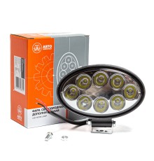 Фара рабочего света овальная 140х105х57 24Вт 8 светодиодов направленный свет AVTOELECTRICA