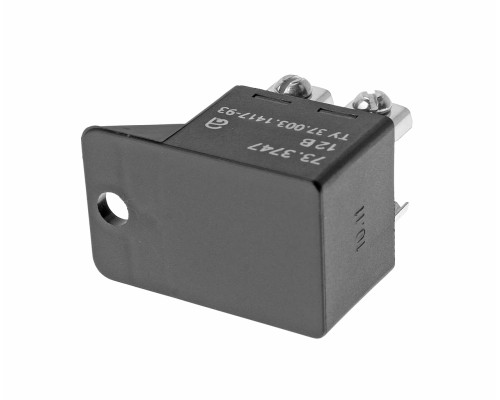 Реле электромагнитное 12V 4-х контактное 25/50А переключающее с кроштейном (винт.зажимы) АВАР