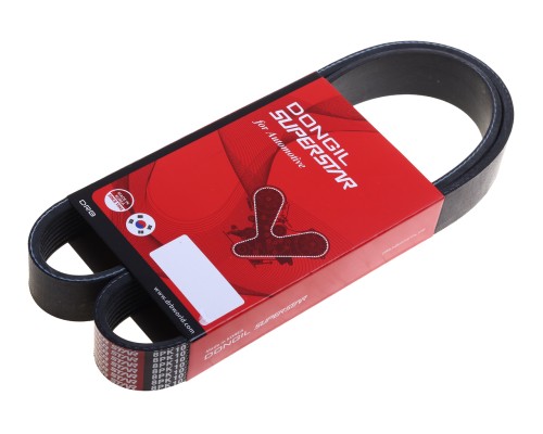 Ремень приводной поликлиновой 8PK1077 JAC N350 кондиционера DONGIL