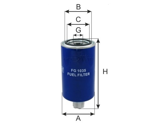 Фильтр топливный КАМАЗ (дв.CUMMINS) GOODWILL