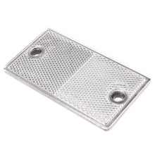 Катафот габаритный белый (65х115 мм) РУДЕНСК