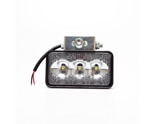 Фара рабочего света прямоугольная 110х81х52 9Вт 3 светодиода направленный свет AVTOELECTRICA