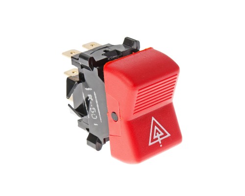 Выключатель клавиша КАМАЗ аварийной сигнализации красная АВТОАРМАТУРА