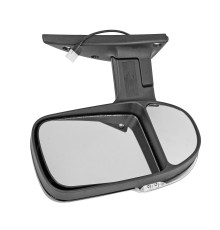 Зеркало боковое ГАЗ-3302 левое с повторителем поворота черное АВТОКОМПОНЕНТ