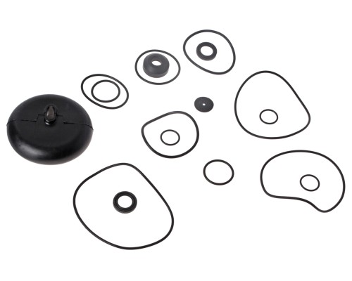 Ремкомплект ЗИЛ, КАМАЗ, МАЗ крана тормозного двухсекционного (рти+пластмасса) (12 поз./20 дет.) БРТ