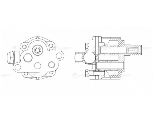 Насос масляный ГАЗ-53 LUZAR
