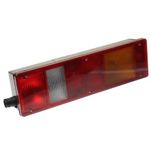 Фонарь задний КАМАЗ, МАЗ, УРАЛ правый с доб.указателем байонетный разъем (боковой) (без лампы) РУДЕНСК