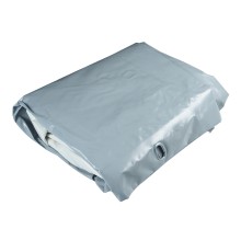 Тент ГАЗель Next Фермер В(1.53)хШ(2.06)хД(2.42) 2-х сторонний 5 люверсов стал.борт (серый) АВТОПЛАСТ