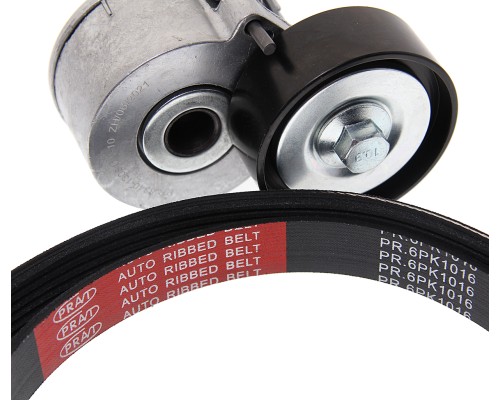 Натяжитель ремня ГАЗон Next дв.ЯМЗ-534 с ремнем генератора 6РК1016 комплект PRAVT