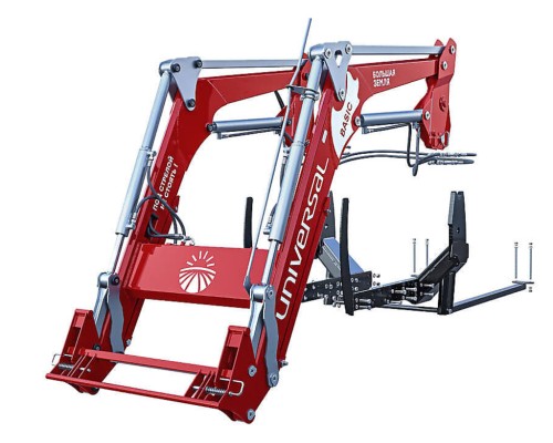 Погрузчик МТЗ-80, 82, 892 навесной фронтальный г/п 1150кг (БРС,  БРС РО EURO) Н/О БОЛЬШАЯ ЗЕМЛЯ