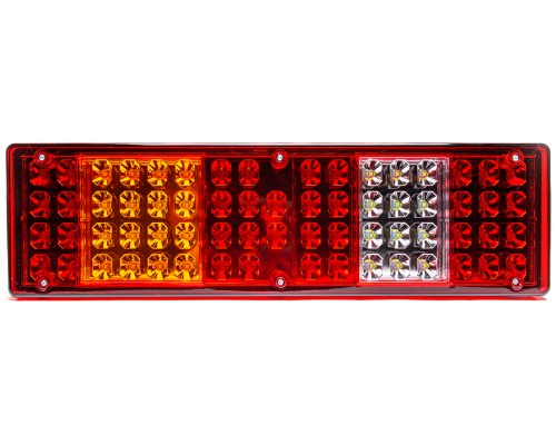 Фонарь задний КАМАЗ, МАЗ, УРАЛ левый с добавочным указателем байонетный (по центру) AVTOELECTRICA