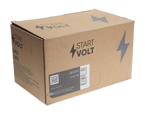 Стартер МТЗ-1221, 22, ЗИЛ, ГАЗ, МАЗ, ПАЗ дв.ММЗ ЕВРО-2 Д243, 245, 260 24В 3.5кВт STARTVOLT