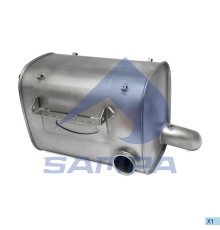 Глушитель IVECO EuroCargo с катализатором (ЕВРО-5) SAMPA
