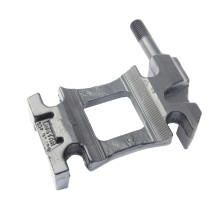 Кронштейн BPW крепления рессоры левой с креплением под амортизатор ROSTAR