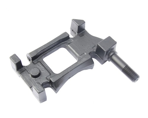 Кронштейн BPW крепления рессоры левой с креплением под амортизатор ROSTAR