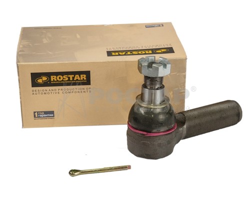 Наконечник рулевой тяги MERCEDES левый (L=117 M30x1.5 M20x1.5 конус 26мм левая резьба) ROSTAR