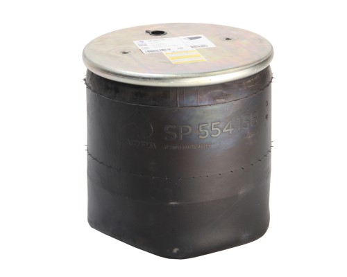 Пневморессора SCHMITZ (без стакана) (2 отв. M10,  1 отв. M22х1.5, низ отв. M12мм) высокая SAMPA