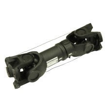 Вал карданный КАМАЗ промежуточный (4 отверстия,  торцевые шлицы) L=585мм увеличенный ресурс УКД