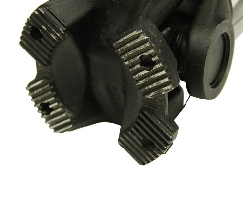 Вал карданный КАМАЗ промежуточный (4 отверстия,  торцевые шлицы) L=585мм увеличенный ресурс УКД