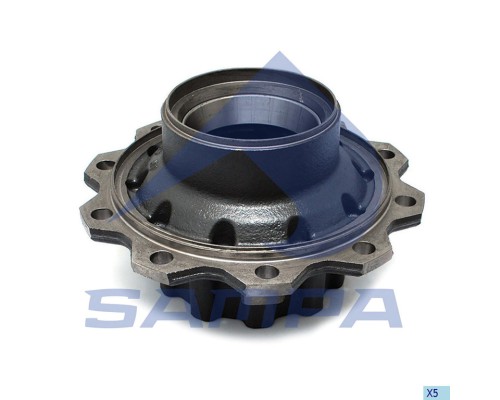 Ступица SCANIA 4, P, G, R series задняя (без подшипника) SAMPA