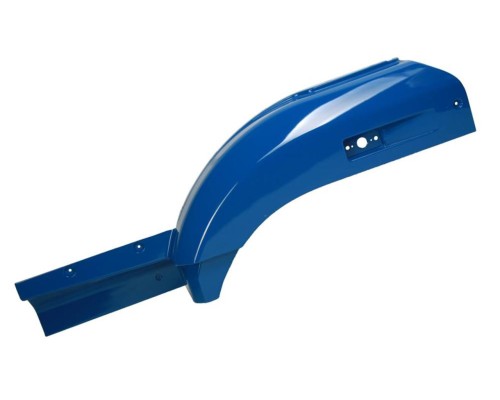 Крыло КАМАЗ левое передняя часть (рестайлинг) (кабина без спальника) синий ТЕХНОТРОН