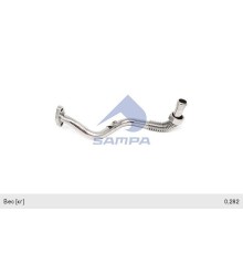 Трубка КАМАЗ-5490 MERCEDES масляная турбокомпрессора SAMPA