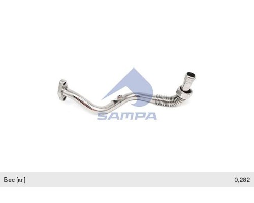 Трубка КАМАЗ-5490 MERCEDES масляная турбокомпрессора SAMPA