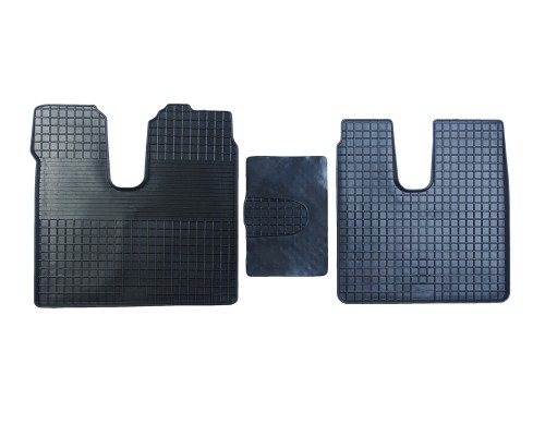 Коврик салона MAN TGA XXL (00-), TGX (02-) резиновый комплект (3 предм.) SEINTEX