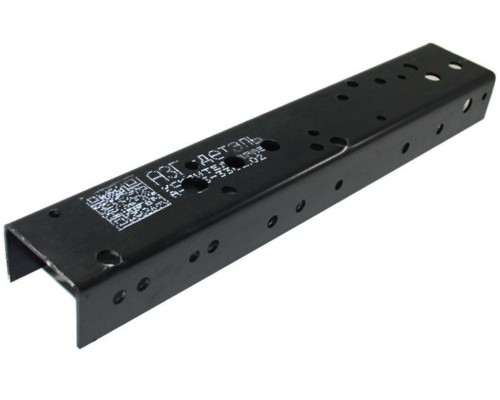 Усилитель ГАЗ-3302 №1 рамы амортизатора переднего правый L=630мм толщина 4мм АЗГ