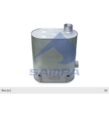 Глушитель RENAULT Premium (ЕВРО-1) SAMPA