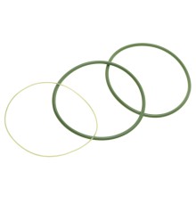 Кольцо КАМАЗ гильзы цилиндра силикон комплект (2 поз./3 дет.) РД