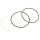 Кольцо КАМАЗ гильзы цилиндра силикон комплект (2 поз./3 дет.) РД