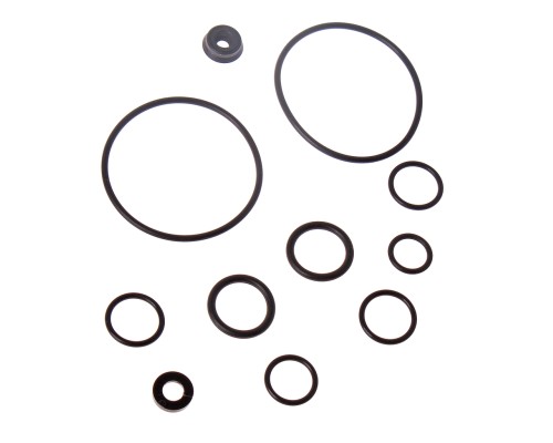 Ремкомплект МАЗ, КАМАЗ насоса механизма опрокидывания кабины (10 поз./11 дет.)