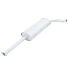 Глушитель ГАЗ-330232 дв.УМЗ ЕВРО-3 короткий с фланцем выход боковой БАКСАН