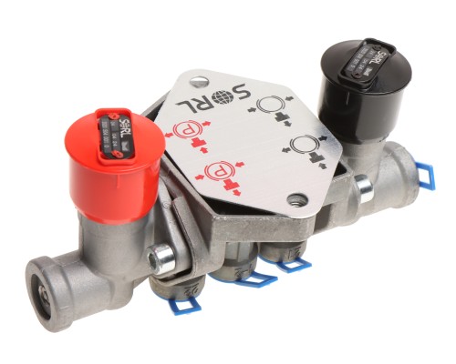 Клапан КАМАЗ SCANIA DAF FRUEHAUF растормаживания прицепа SORL