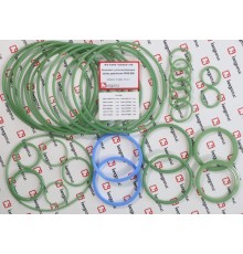 Кольцо ЯМЗ-536 уплотнительное комплект силикон (12поз./32дет.) КВАДРАТИС