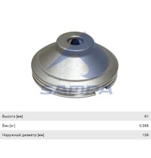 Крышка SCANIA P, R series ступицы SAMPA