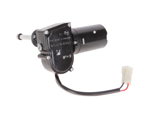 Мотор-редуктор стеклоочистителя МТЗ 12V длина вала 93мм КЗАЭ