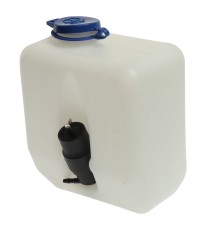 Бачок омывателя ГАЗ-2705, 3302 2.4л 12V с насосом в сборе (крышка без резьбы) ТЕХНОПЛАСТ