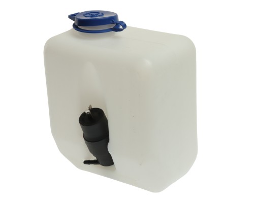 Бачок омывателя ГАЗ-2705, 3302 2.4л 12V с насосом в сборе (крышка без резьбы) ТЕХНОПЛАСТ