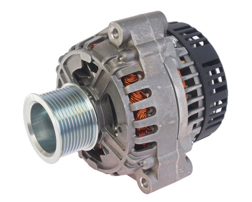 Генератор КАМАЗ дв.740 ЕВРО-3, 4 (10-ручьевой шкив 5PIN) 24В 80А ELTRA