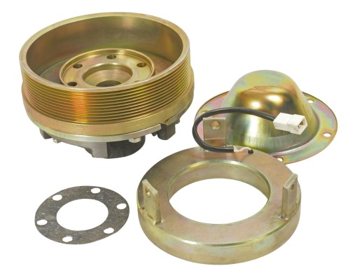 Муфта КАМАЗ-ЕВРО электромагн. вентилятора (дв.740.30, 31, 50, 51) (07-) с кондиционером ТЕХНОТРОН