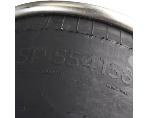 Пневморессора SCHMITZ (пластиковый стакан) (2отв.M10,  1отв.M22х1.5мм) высокая SAMPA