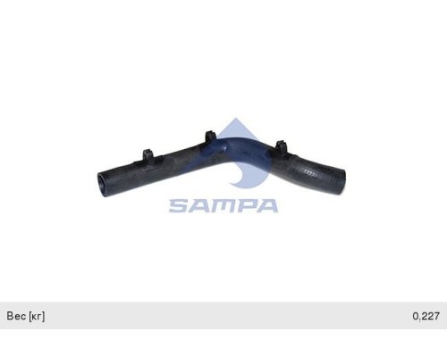 Патрубок КАМАЗ-5490 MERCEDES Actros радиатора SAMPA