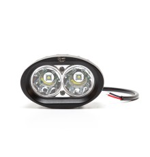 Фара рабочего света овальная 96х80х71 20Вт 2 светодиода направленный свет AVTOELECTRICA