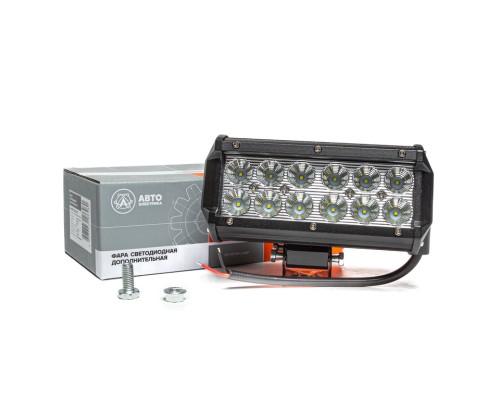 Фара рабочего света прямоугольная 160х85х62 36Вт 12 светодиодов рассеянный свет AVTOELECTRICA