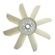 Вентилятор МТЗ-320 (дв.LOMBARDINI-1603) 8 лопастей (пластик)