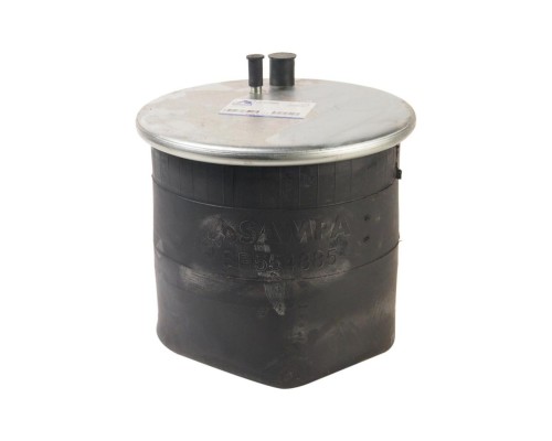 Пневморессора MAN TGL (без стакана) (1шп. M12,  1штуц. M16 смещ.,  низ отв. d=130.8мм) SAMPA