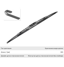 Щетка стеклоочистителя MAN MERCEDES 900мм для грузовиков и автобусов Twin BOSCH