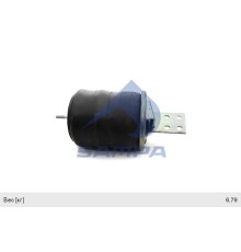 Пневморессора IVECO EuroTech, EuroStar, Stralis (пласт.стакан) задняя левая с кронштейном SAMPA